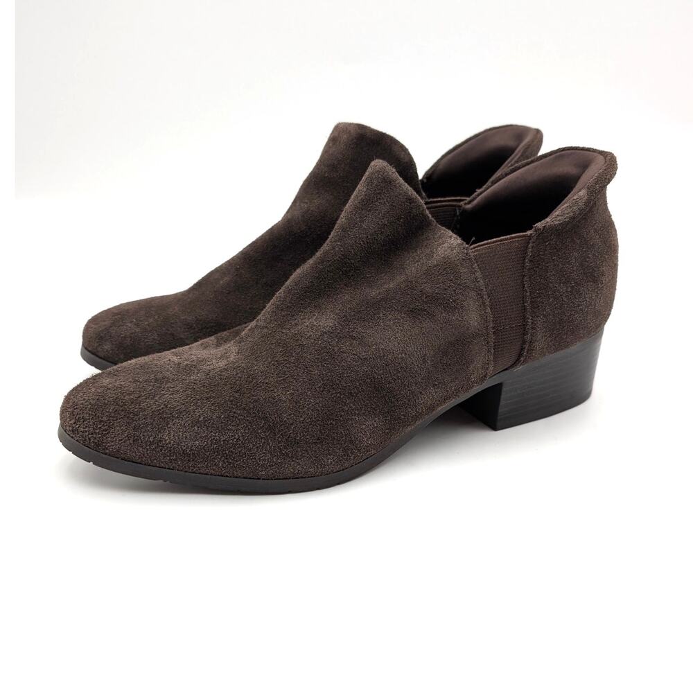 Reaction Kenneth Cole Serafina Ankle Bootie Women's Chocolate Size US9.5M EU40